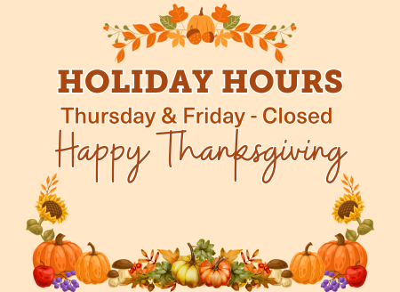 Holiday Hours Website