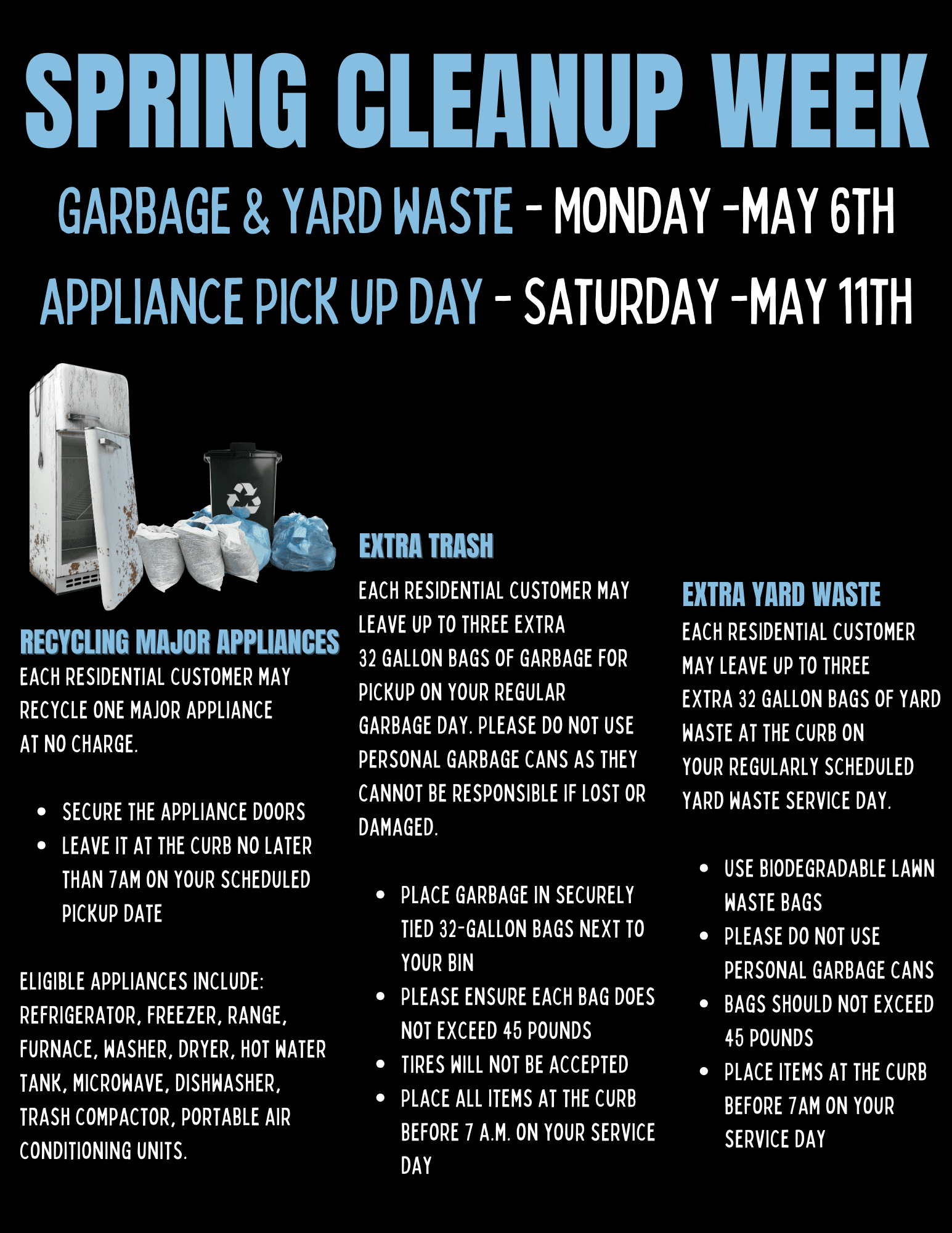 Spring Cleanup Flyer